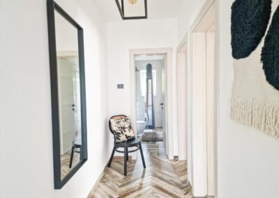 Hallway leading to the bathroom at Grga's Villa